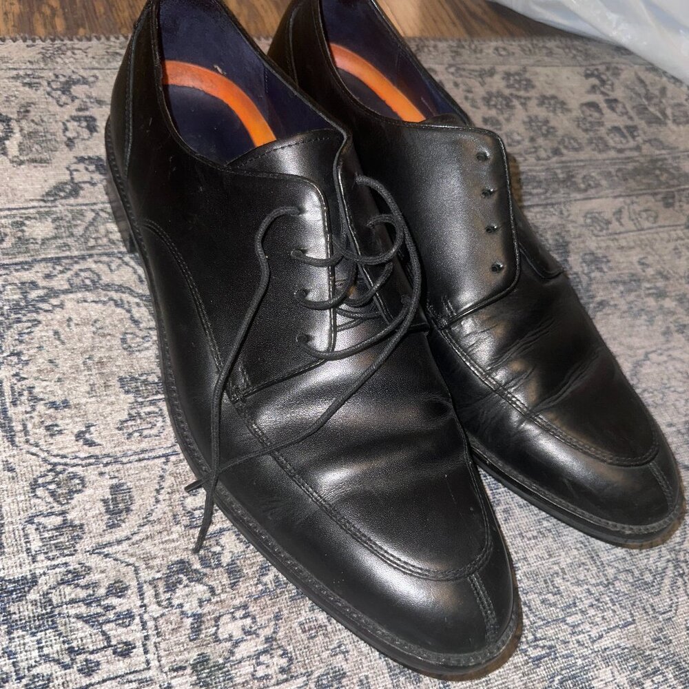 Cole Haan Men's Leather Oxford Lace Up Shoes - Black Size 10.5